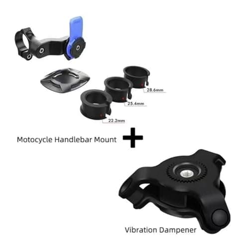 Support Téléphone Scooter Rotatif Amortissant : compatible Smartphones, pour Vélo, Trottinette, Quad - Rotatif 360°