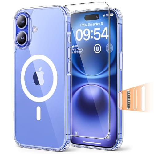 Coque pour iPhone 17 Pro Max avec Verre Trempé, Protection Totale de la Caméra, Protection Militaire - Transparent Globa — Contrôle de la caméra transparent