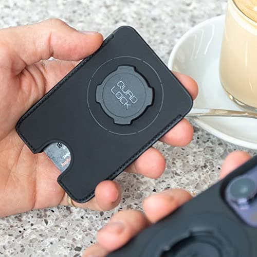 Portefeuille Quad Lock MAG pour smartphones - Hommes & Femmes - Protection Avancée - 6 Ports - Noir