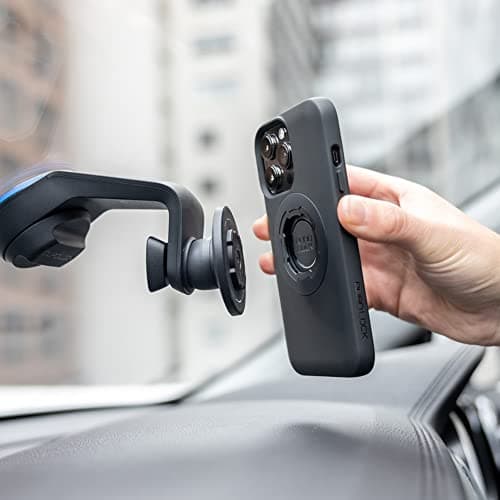 Tête MAG Quad Lock Rotative 360° pour Voiture Bureau avec Magnétisme Fort (QLH-MAG-GIM) - Adaptateur pour Caméra d'Actio