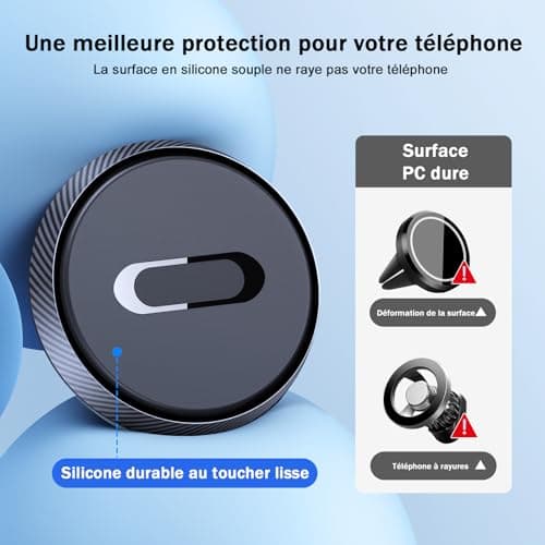 Miracase Support Téléphone Voiture Magnetique 2025 Amélioré [Aimants Ultra Puissante] pour Adultes Élégants sur Route et
