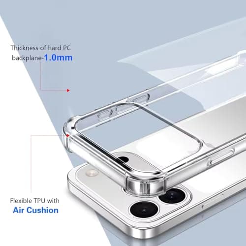 Coque Melomon Transparente Silicone iPhone 17 Pro Max 6,9"