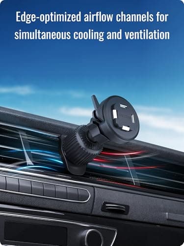 Support de téléphone voiture Grille d'aération métal Clip QuickFix 360 Rotation iPhone Android Tous Smartphones Q4