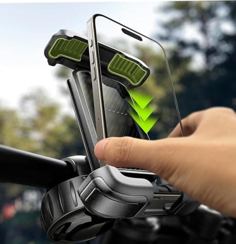 Support Téléphonique Moto LISEN Antivibration 1S, Compatible iPhone 13-16, 360° Rotation GPS, VTT, Smartphone	Electrique