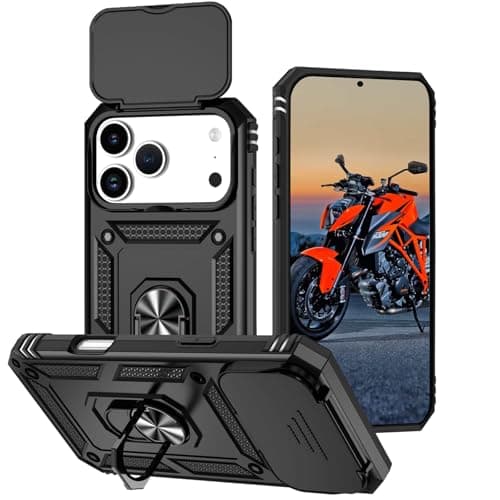 Coque WeiCase pour iPhone 17 Pro Max, Armure Rigide Antichoc, Noir