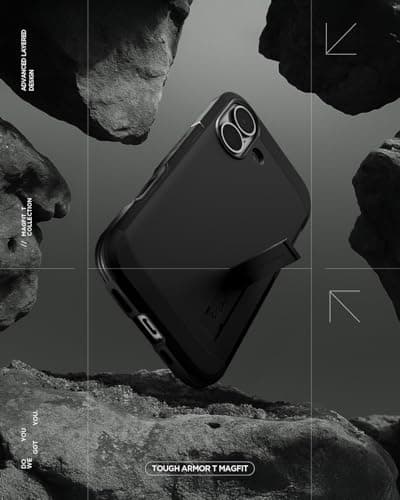 Spigen Coque pour iPhone 17, Tough Armor T MagFit - Robuste et Protection Test Militaire pour Hommes et Femmes - Univers