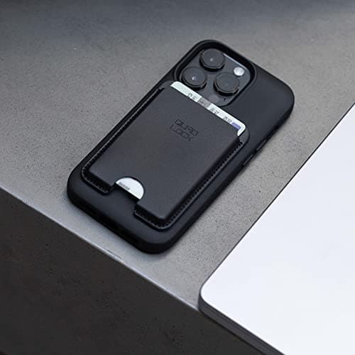 Portefeuille Quad Lock MAG pour smartphones - Hommes & Femmes - Protection Avancée - 6 Ports - Noir