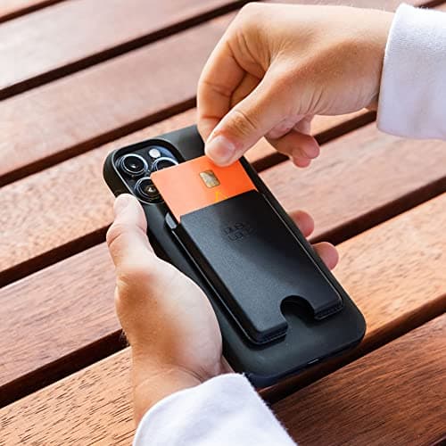 Portefeuille Quad Lock MAG pour smartphones - Hommes & Femmes - Protection Avancée - 6 Ports - Noir