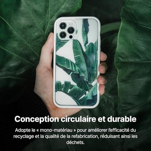 RHINOSHIELD Coque MagSafe iPhone 17 Pro Max | Clair, anti-jaunissement, haute transparence, force magnétique supérieure,