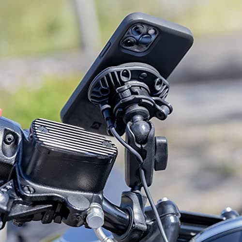 Quad Lock 360 Base - Compatible avec smartphone - Pour cyclistes - Sécurité accrue - 1-Piece Bar Clamp Moyen